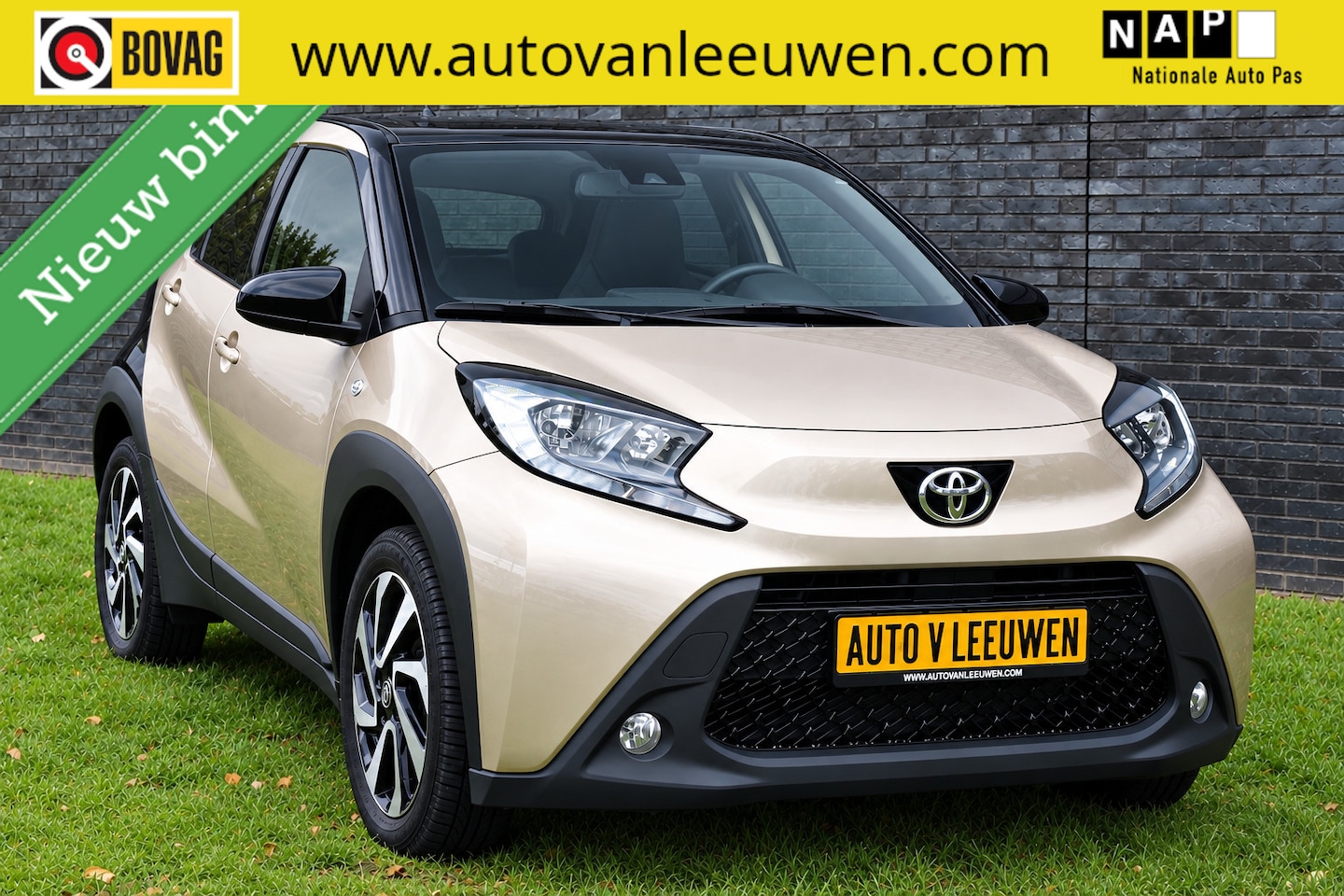 Toyota Aygo X - 1.0 VVT-i S-CVT Pulse GOLD AUTOMAAT/STOELVW/CAMERA/ETC.! - AutoWereld.nl