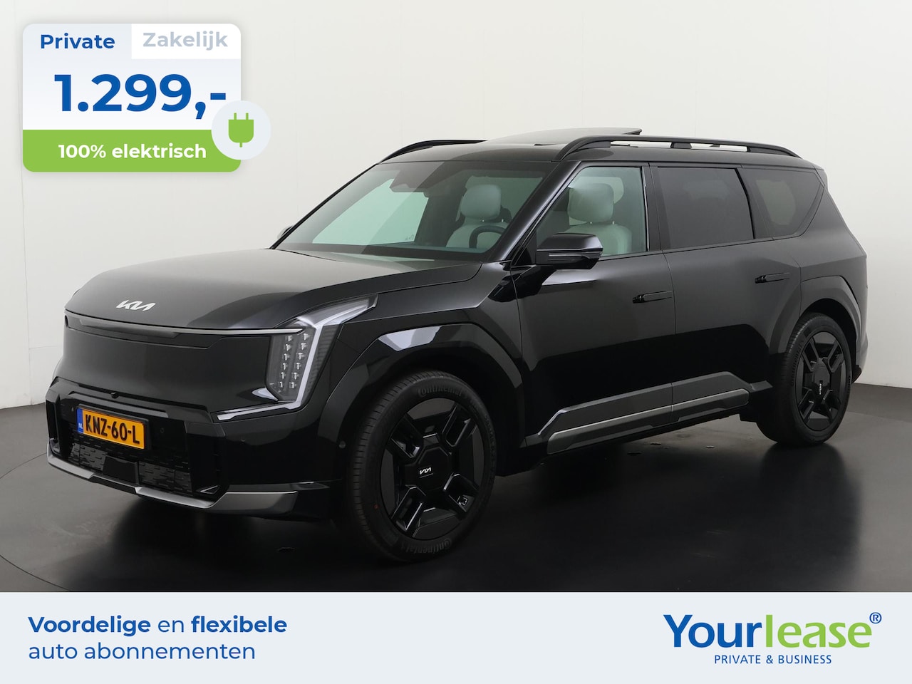 Kia EV9 - GT-Line AWD 99.8 kWh All-in 1299,- Private Lease | Direct uit voorraad - AutoWereld.nl