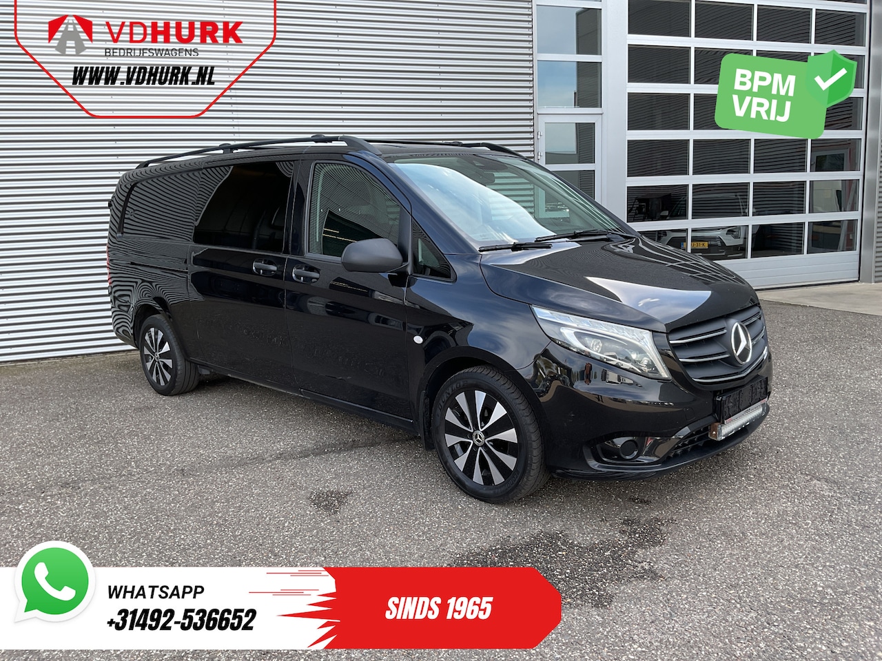 Mercedes-Benz Vito - 116 CDI L3 Aut. DC Dubbel Cabine LED/ Adapt.Cruise/ Carplay/ Standkachel/ Stoelverw./ Clim - AutoWereld.nl