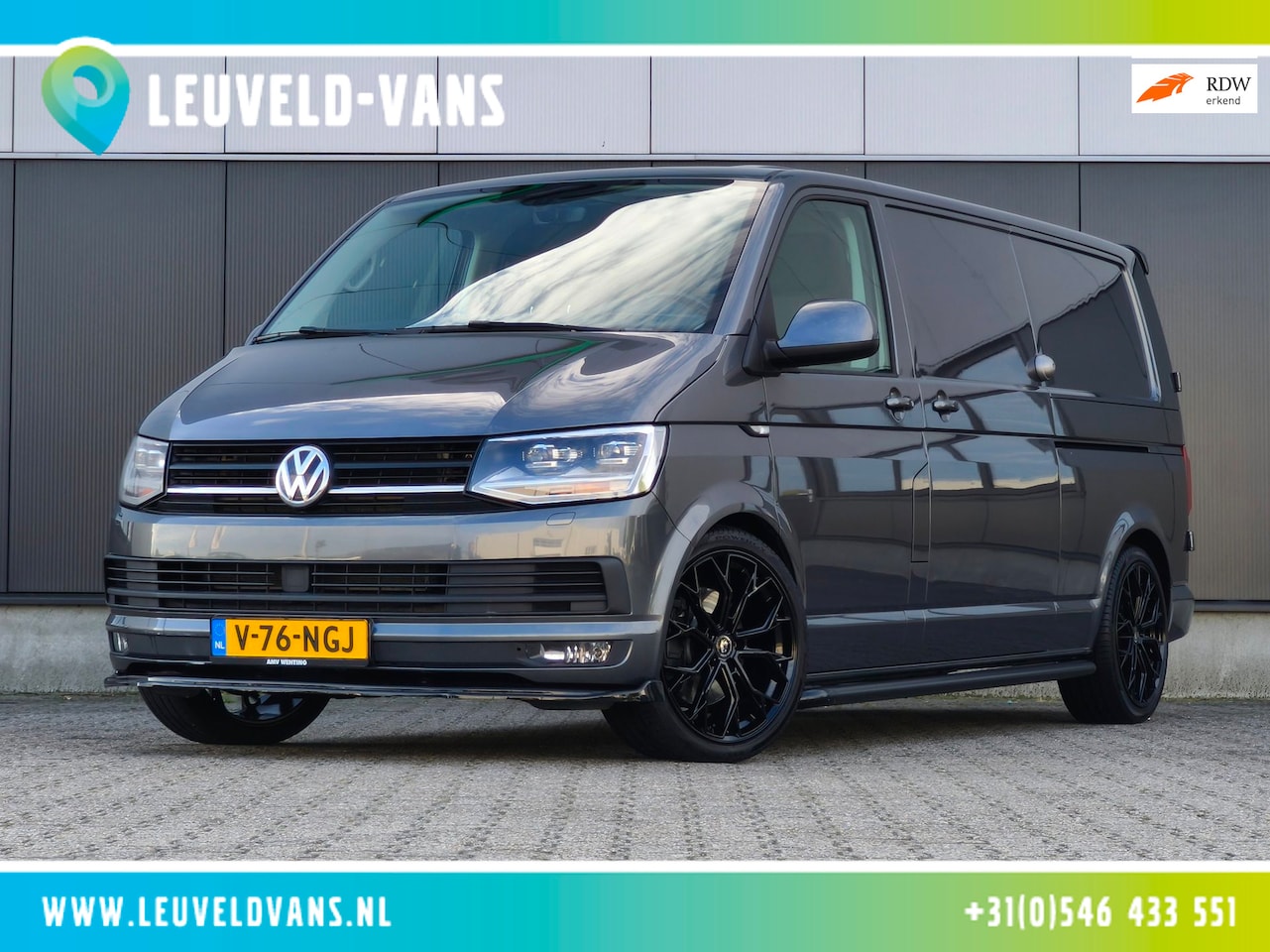 Volkswagen Transporter - 204PK DSG 2X SCHUIFDEUR LED ACC PDC TRKEHAAK - AutoWereld.nl