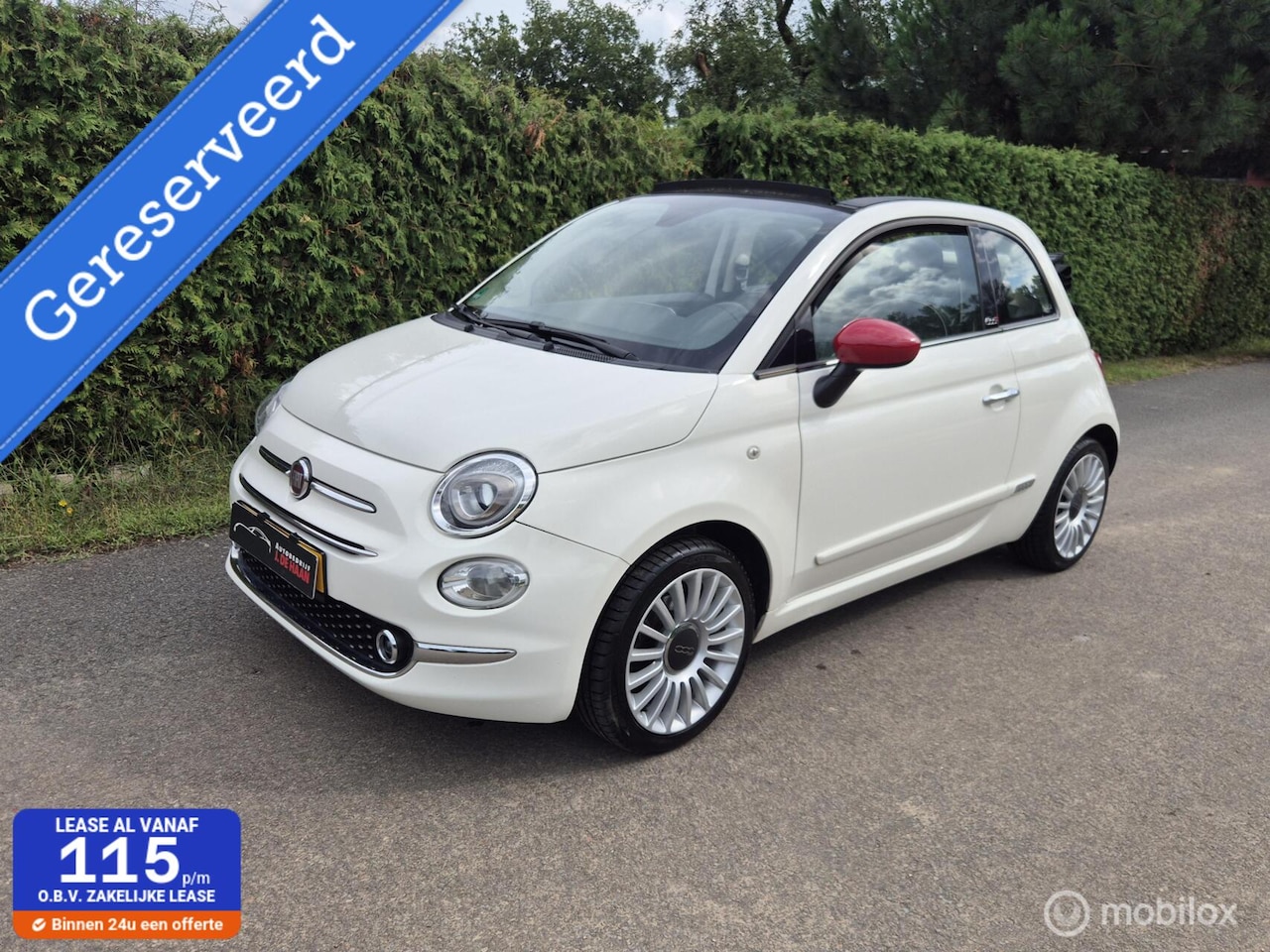Fiat 500 C - 1.2 Lounge Climate-control Navi M2016 - AutoWereld.nl