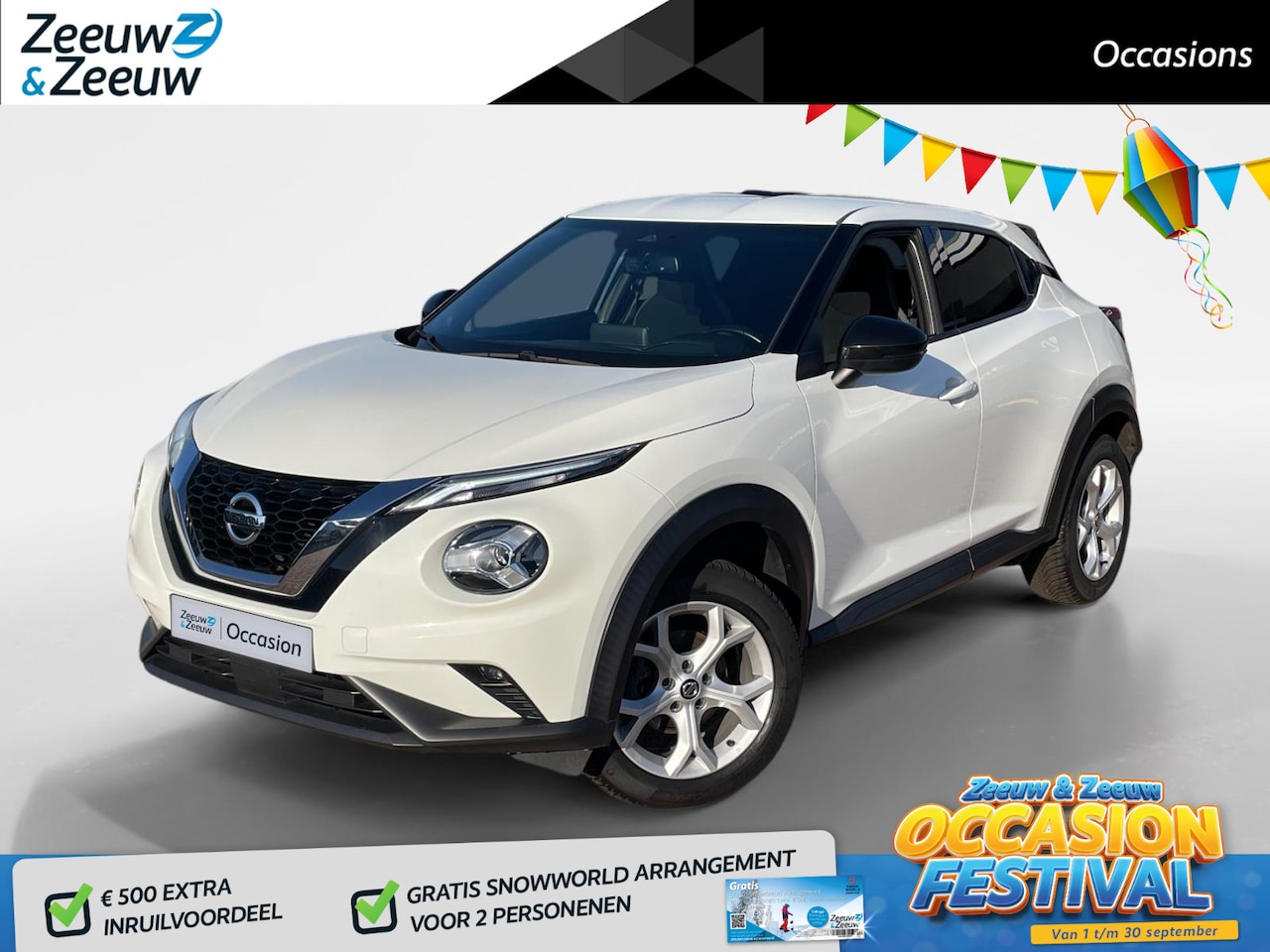 Nissan Juke - 1.0 DIG-T N-Connecta *Navi*Camera*Climate Control*Carplay*LM.Velgen*Parkeersensoren*Nette - AutoWereld.nl