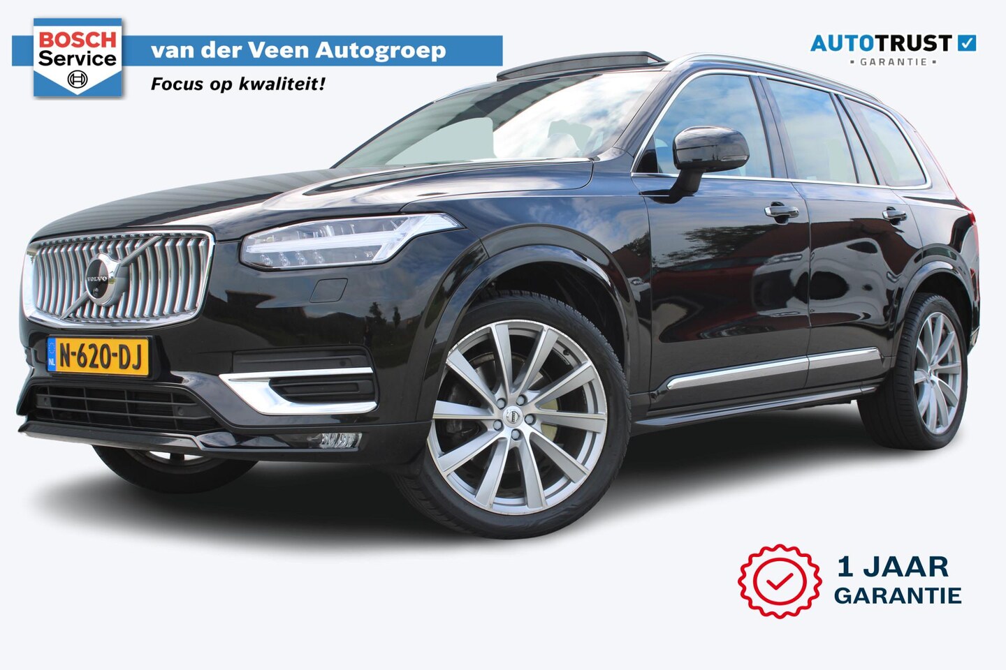 Volvo XC90 - 2.0 B5 AWD Inscription Intro Edition | Incl. 12 maanden garantie | 7 persoons | Adaptieve - AutoWereld.nl