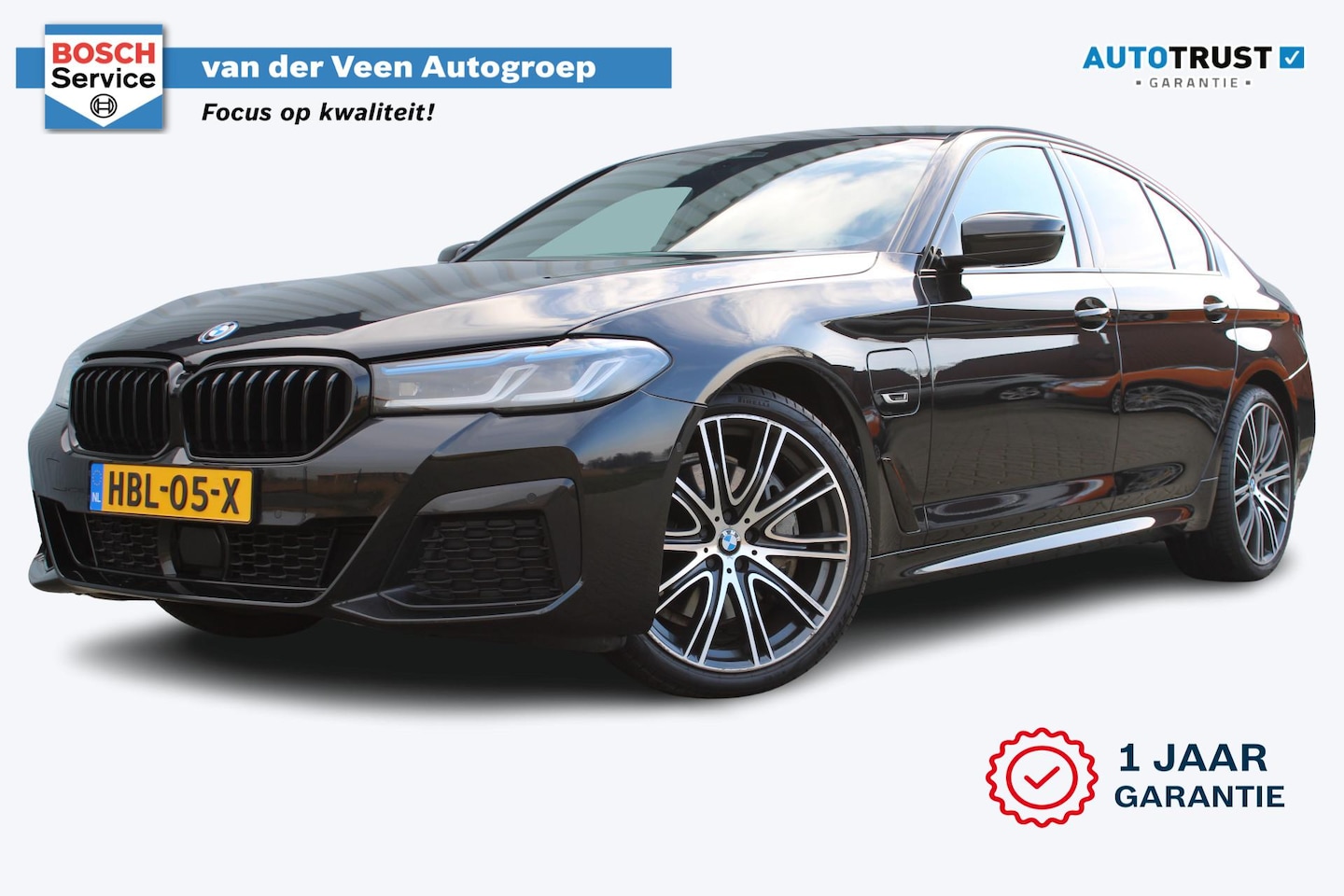 BMW 5-serie - 545e xDrive M-sport black edition | Incl. 12 maanden garantie Assisted driving | Head-up d - AutoWereld.nl
