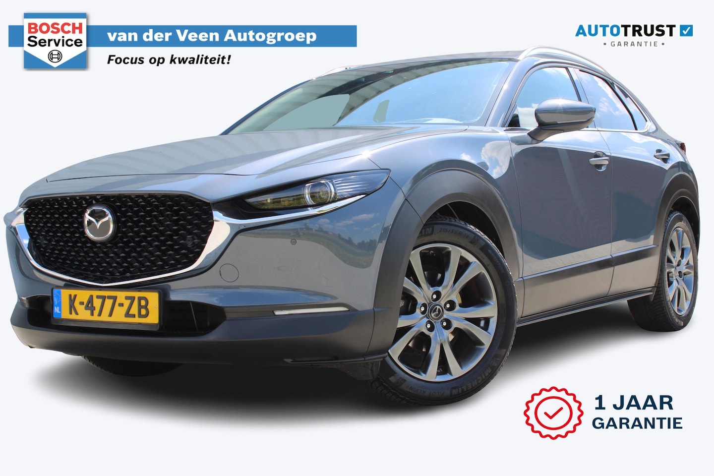 Mazda CX-30 - 2.0 e-SkyActiv-X M Hybrid Luxury | Incl. 12 maanden garantie | Adaptieve cruise control | - AutoWereld.nl