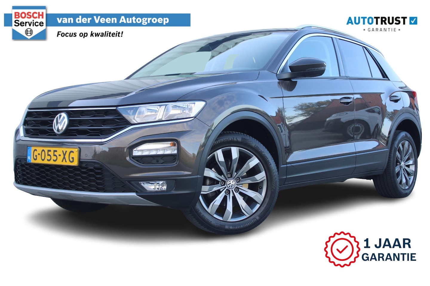 Volkswagen T-Roc - 1.0 TSI Style | Incl. 12 maanden garantie | Apple carplay/Android auto | Adaptieve cruise - AutoWereld.nl