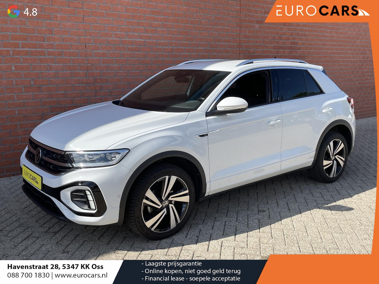 Volkswagen T-Roc - 1.5 TSI 150pk DSG R-Line Navigatie Apple Carplay/Android Auto Parkeersensoren Camera Adapt - AutoWereld.nl