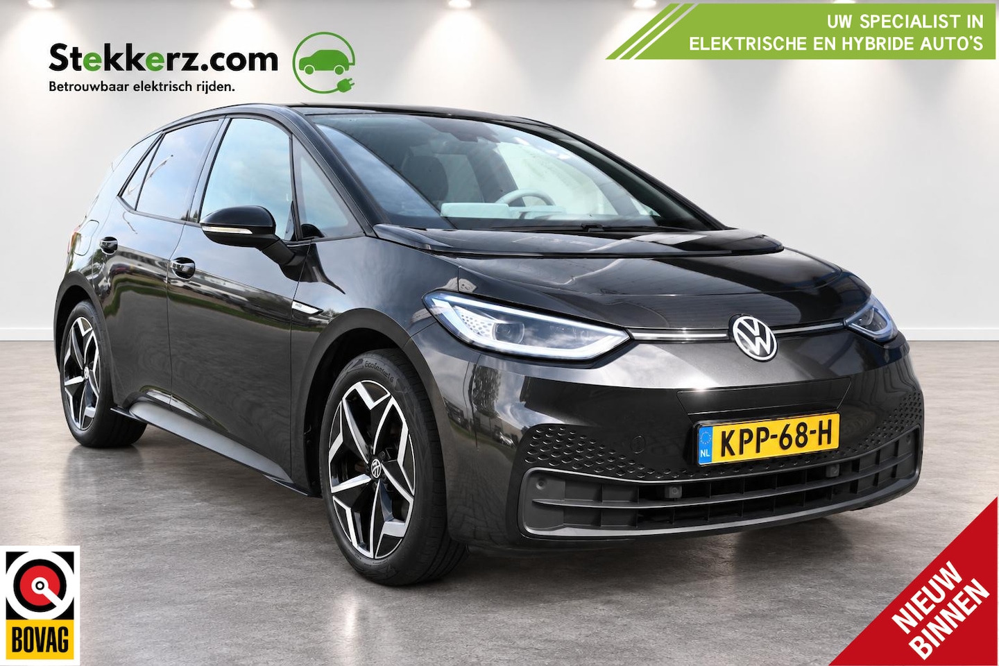 Volkswagen ID.3 - Tech 58 kWh Uniek! Alle optie's! Trekhaak, org. Fietsendrager! - AutoWereld.nl
