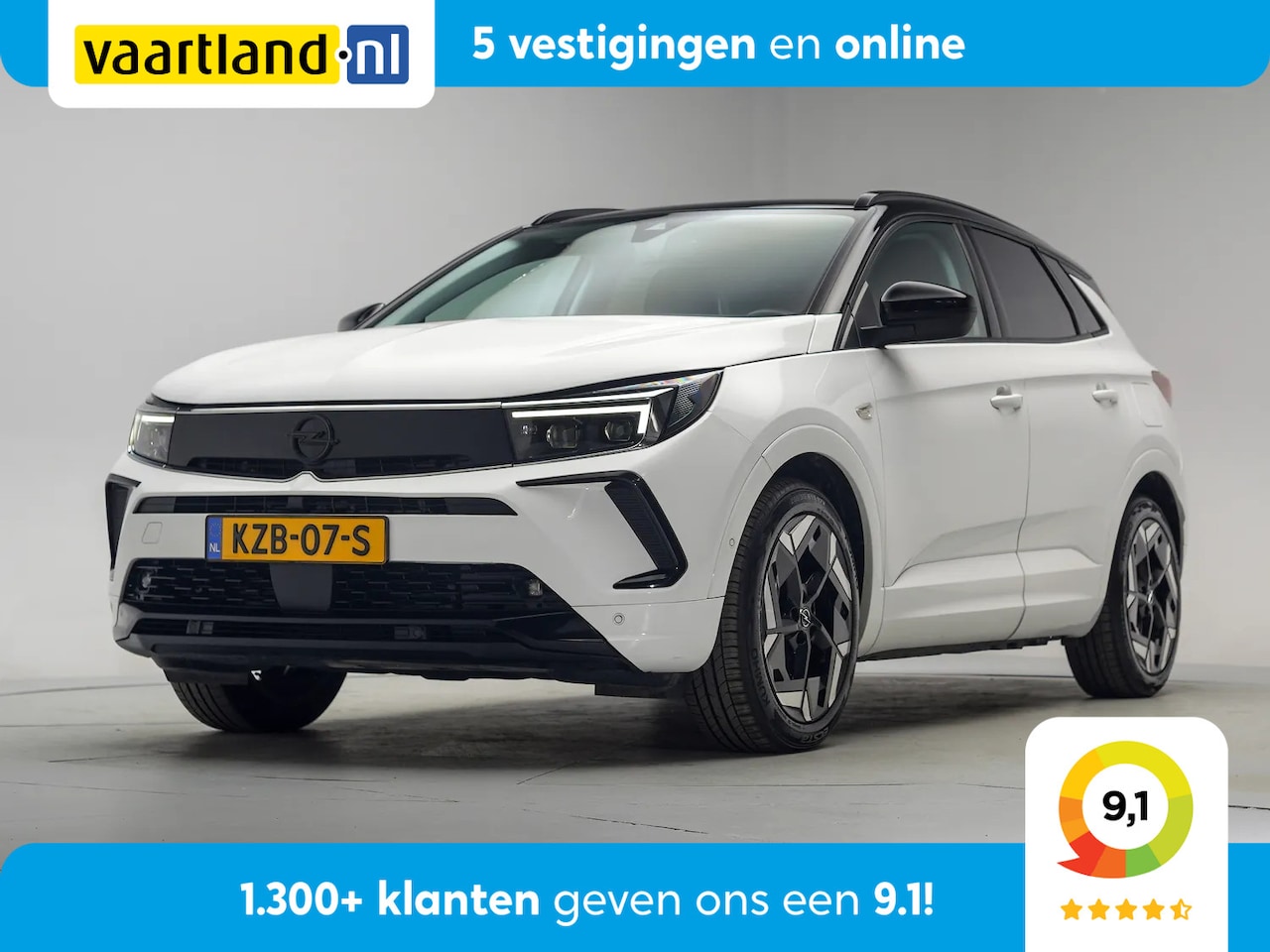 Opel Grandland - GSE 300pk Plug-in Hybrid-4 [ SoH 97,5% | Alcantara/leder Apple/Android Stuur-&stoelverwarm - AutoWereld.nl