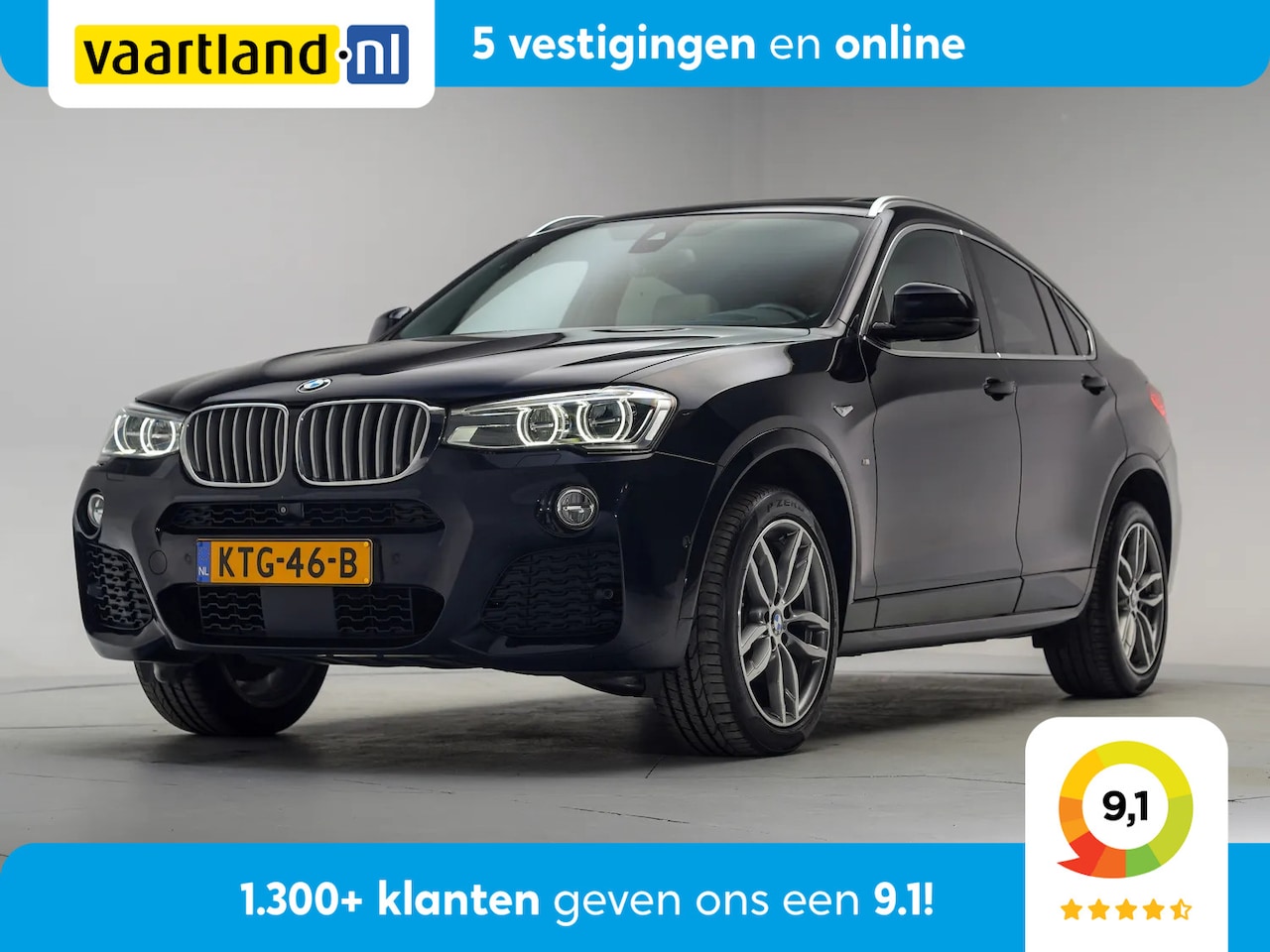 BMW X4 - 35i M Sport High Executive Aut. [ Schuifdak HUD Leder Navi prof. Harman/Kardon ] - AutoWereld.nl