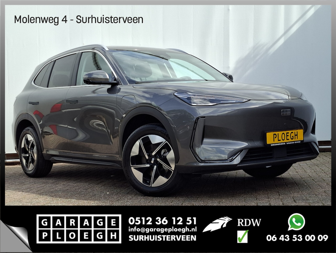 Volvo EX40 - Geely E5 Pro+ 68 kWh V2L Long Range Adapt.Cruise Memory Frost grey - AutoWereld.nl