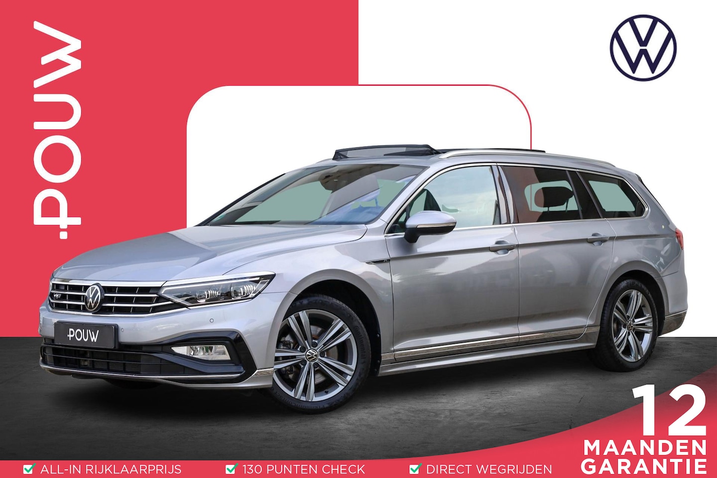 Volkswagen Passat Variant - 1.5 TSI 150pk DSG R-Line Business + | Achteruitrijcamera | Stoelverwarming | Parkeersensor - AutoWereld.nl