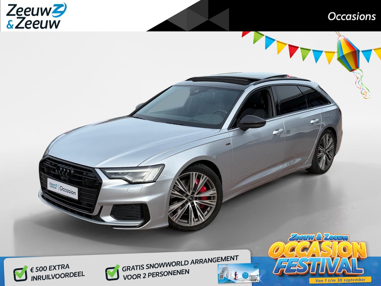 Audi A6 Avant - 55 TFSI e quattro Competition *Navi*360Camera*Schuif/kanteldak*Climate Control*Adapt. Crui - AutoWereld.nl