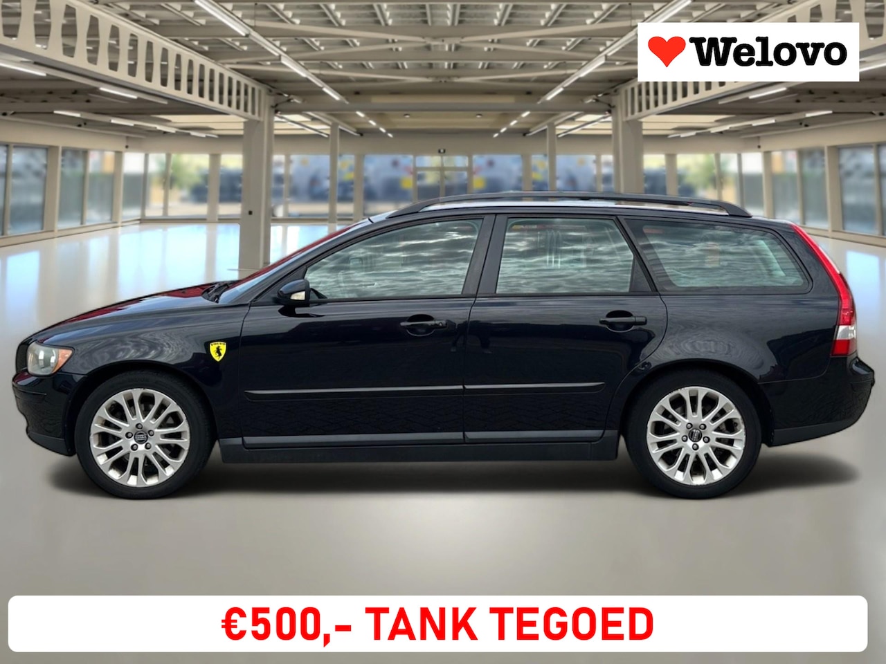 Volvo V50 - 2.4 Edition II Trekhaak, Fijne 5 cilinder, garantie, rijklaar. - AutoWereld.nl