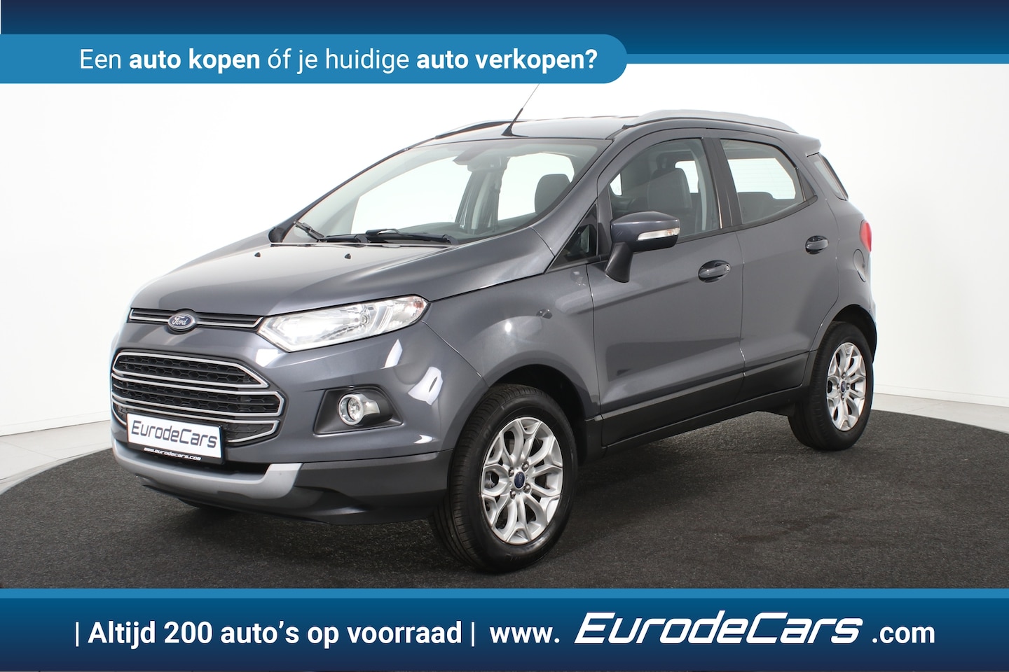 Ford EcoSport - 1.0 EcoBoost Titanium *Leer*Navigatie*Trekhaak*Keyless* - AutoWereld.nl