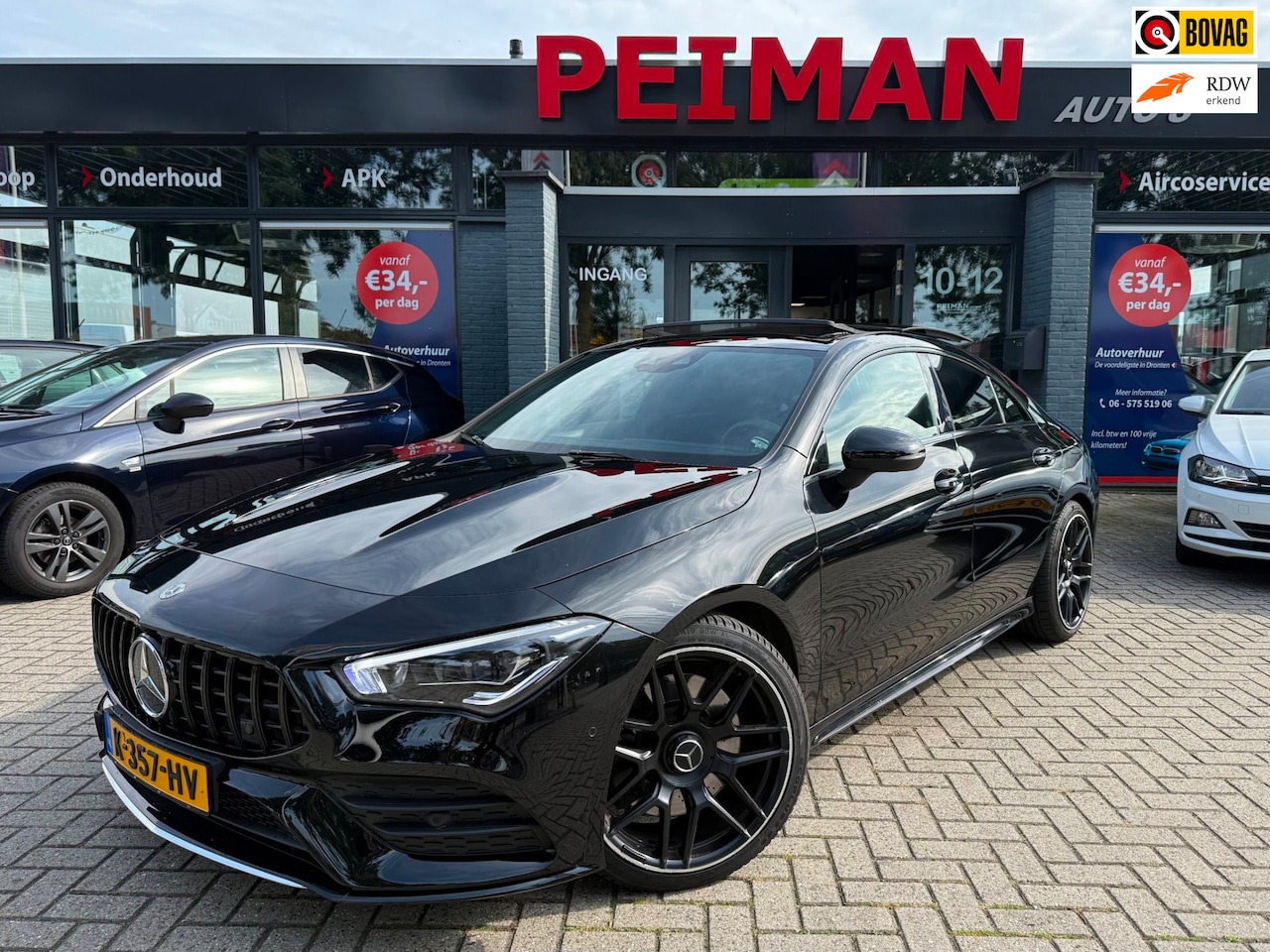 Mercedes-Benz CLA-Klasse - 220 Premium Plus AMG Night Edition | Pano | Sfeerverlichting | Camera | Stoelverwarming | - AutoWereld.nl