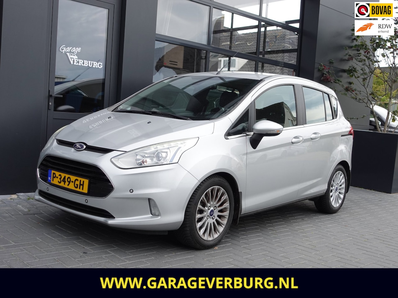 Ford B-Max - 1.6 TI-VCT Style Automaat (Camera,Cruise,Trekhaak,Stoelverwarming,PDC) - AutoWereld.nl