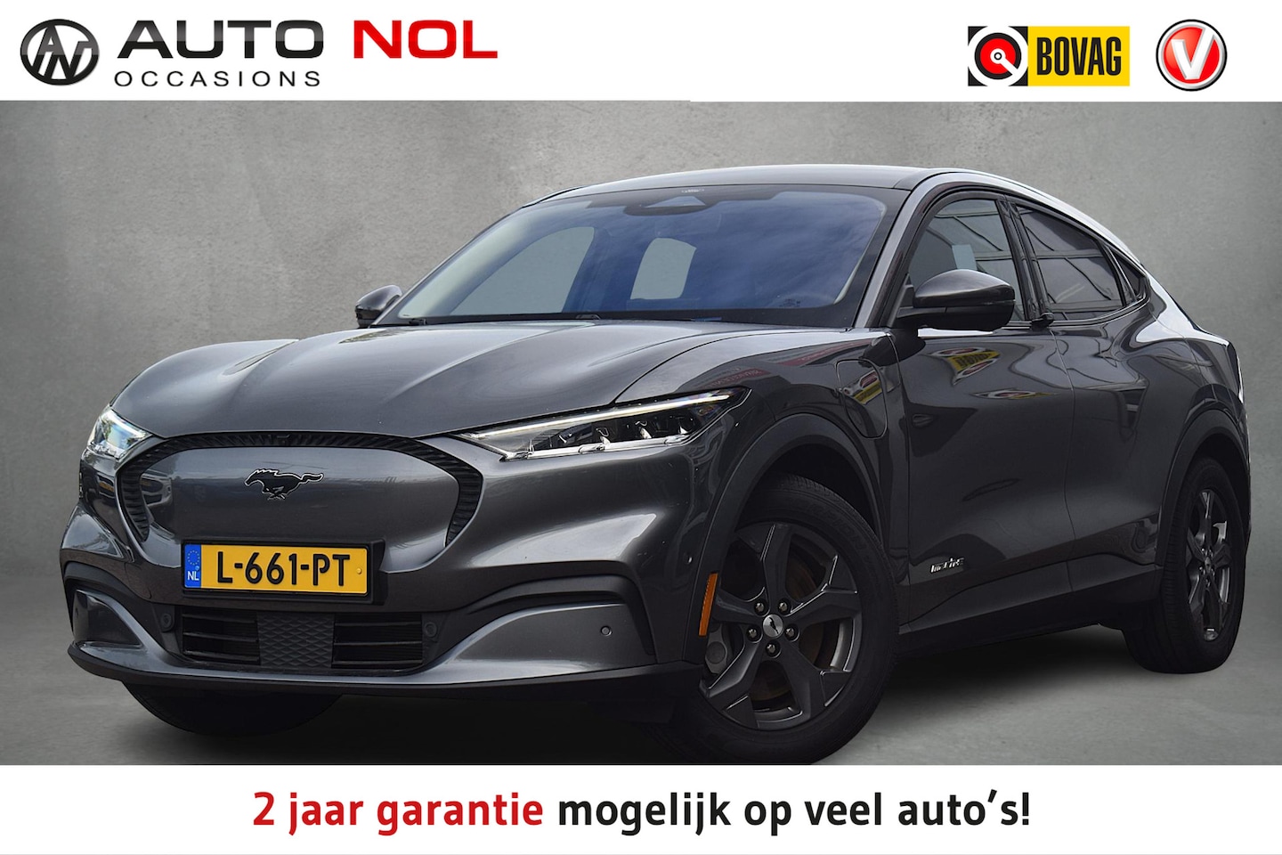 Ford Mustang Mach-E - RWD 75 kWh | Pano | B&O | Leer | Memory | Stuur- en Stoelverwarming - AutoWereld.nl