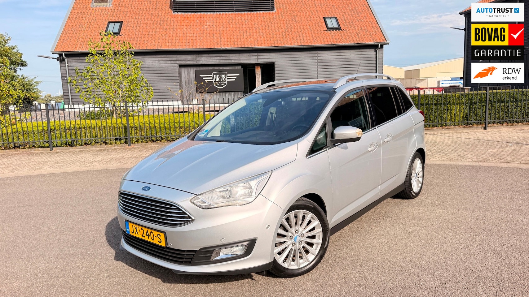 Ford Grand C-Max - 1.0 Titanium 2X SCHUIFDEUR PANORAMADAK NAVIGATIE CAMERA - AutoWereld.nl