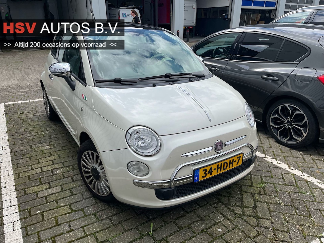Fiat 500 - 1.2 Lounge airco LM panodak org NL - AutoWereld.nl