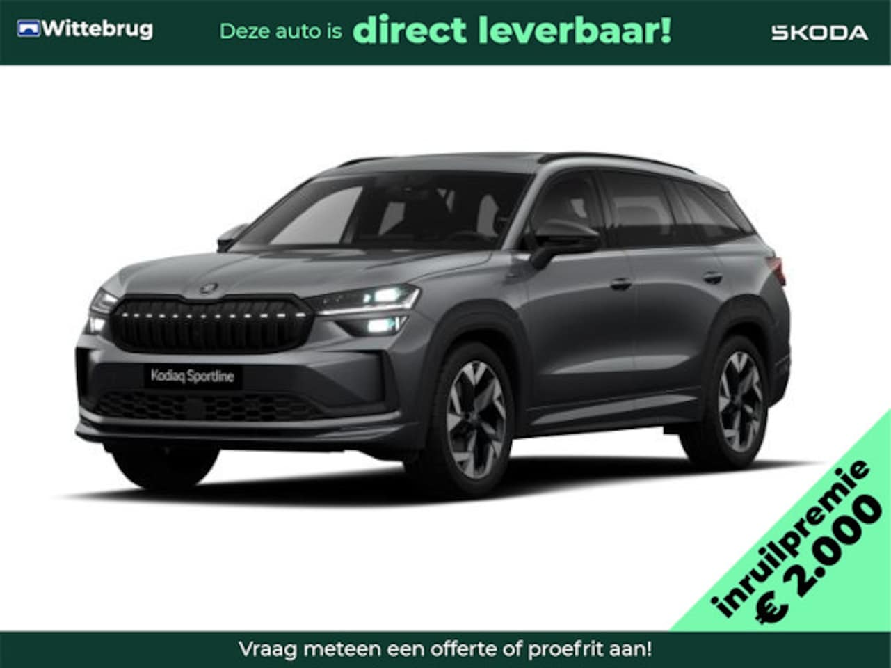 Skoda Kodiaq - 1.5 TSI PHEV Sportline Business Comfort pakket / Panoramadak / Simply Clever Familie / Tre - AutoWereld.nl