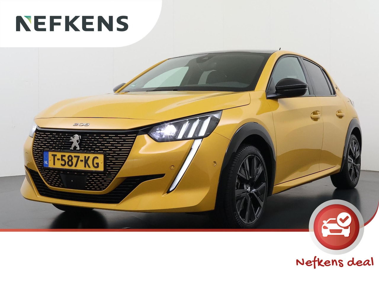 Peugeot e-208 - GT 136pk 50 kWh | Navigatie | Panorama dak | Automatische airco | Camera achter | Parkeers - AutoWereld.nl