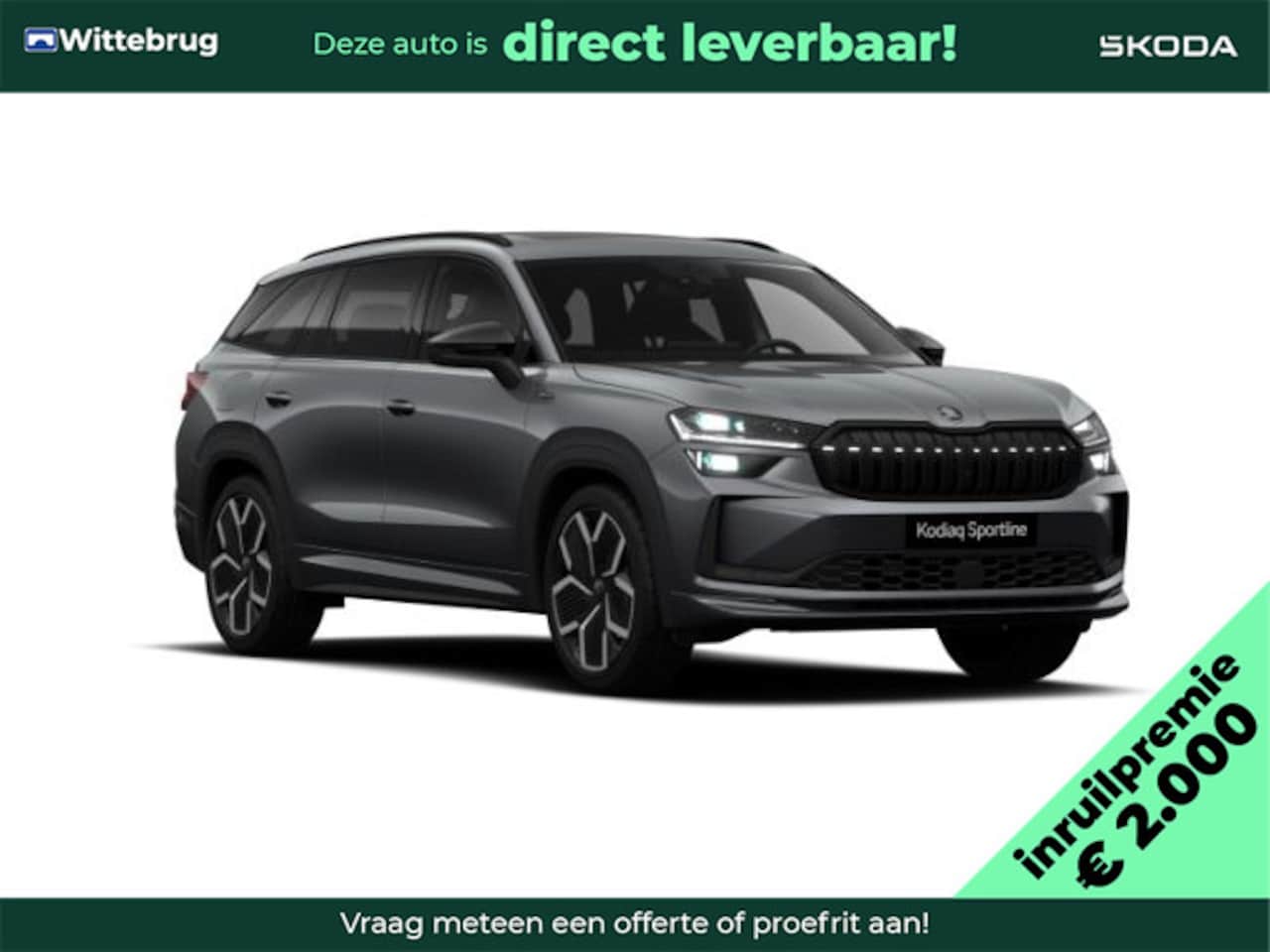 Skoda Kodiaq - 1.5 TSI PHEV Sportline Business Comfort pakket / Panoramadak / Simply Clever Familie / Tre - AutoWereld.nl