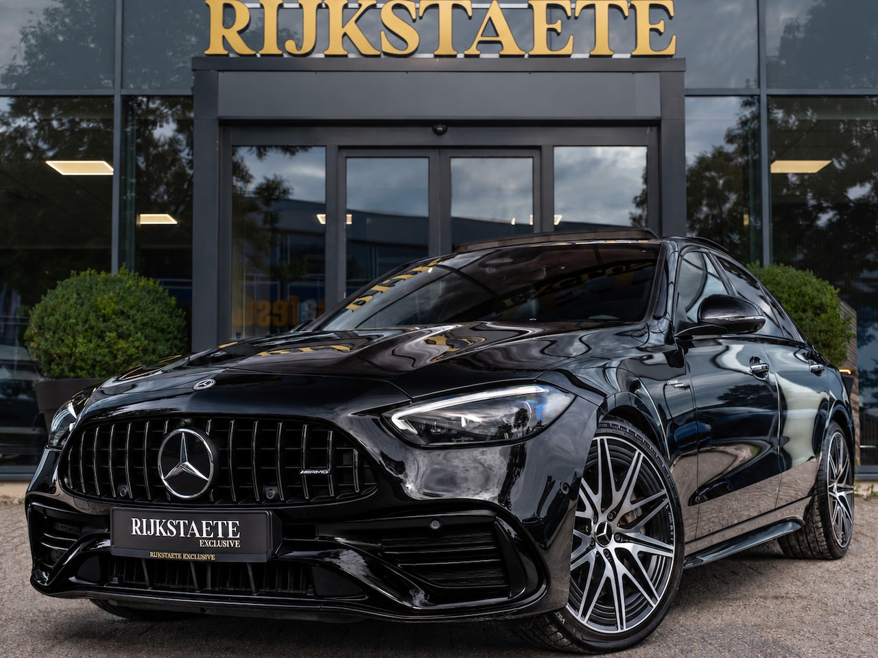 Mercedes-Benz C-klasse - C43 AMG 4MATIC|PANO|BURMEST|ACC|SFEER|360° - AutoWereld.nl
