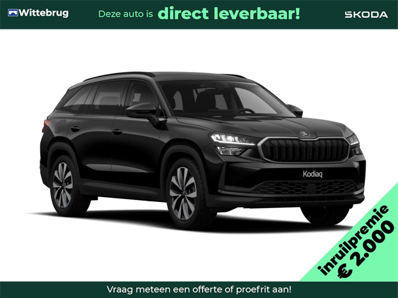 Skoda Kodiaq - 1.5 TSI PHEV Business Edition Plus Akoestisch pakket / Trekhaak / Panoramadak / 19 inch Le - AutoWereld.nl