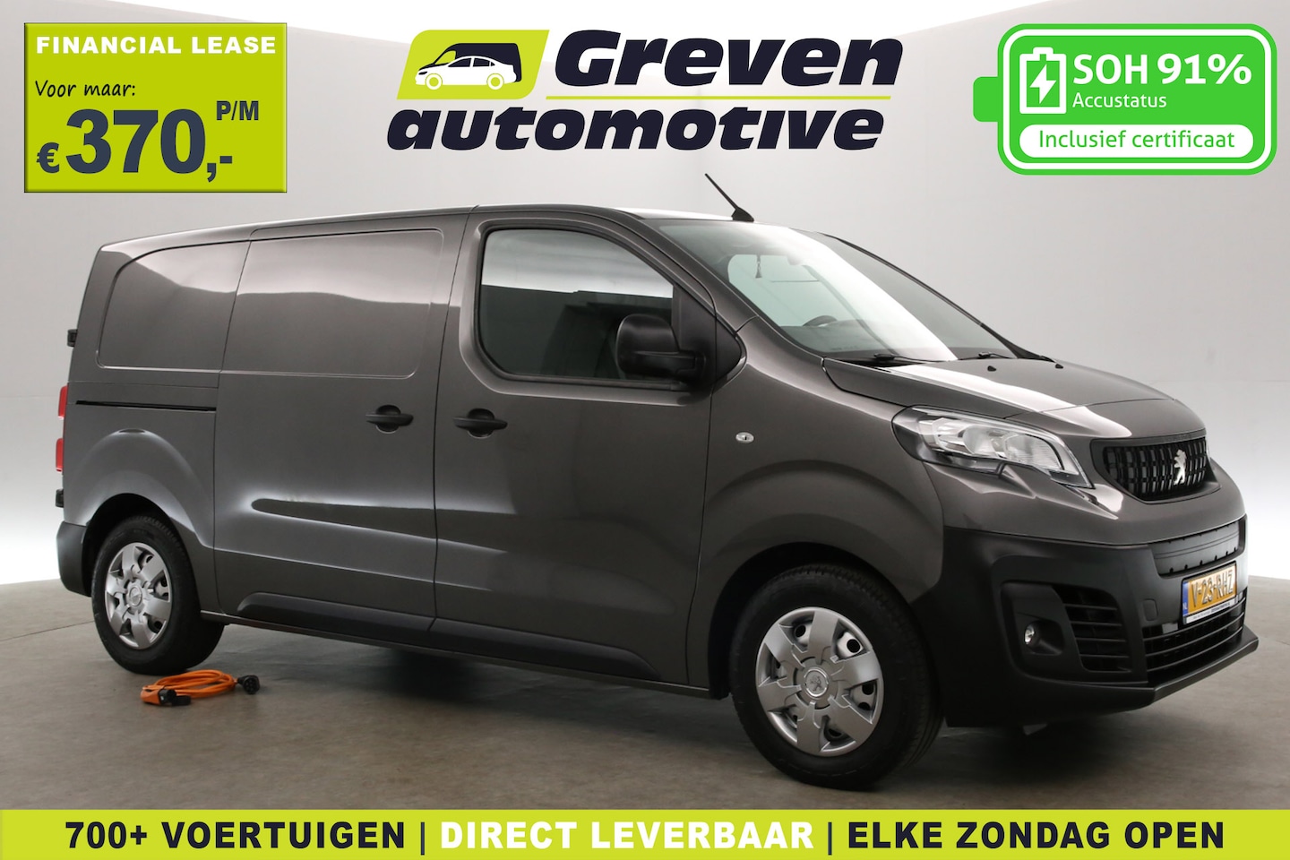 Peugeot e-Expert - 75 kWh Long Range L2H1 | Snelladen | SOH 91% | Airco | Cruise | 3 Zits | Trekhaak | Carpla - AutoWereld.nl