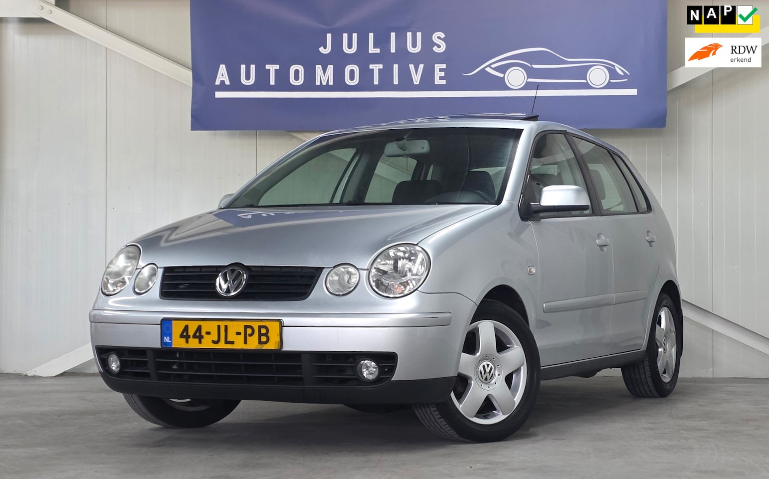 Volkswagen Polo - 1.4-16V Highline Schuifdak Clima Trekhaak Nieuwe APK Garantie! - AutoWereld.nl