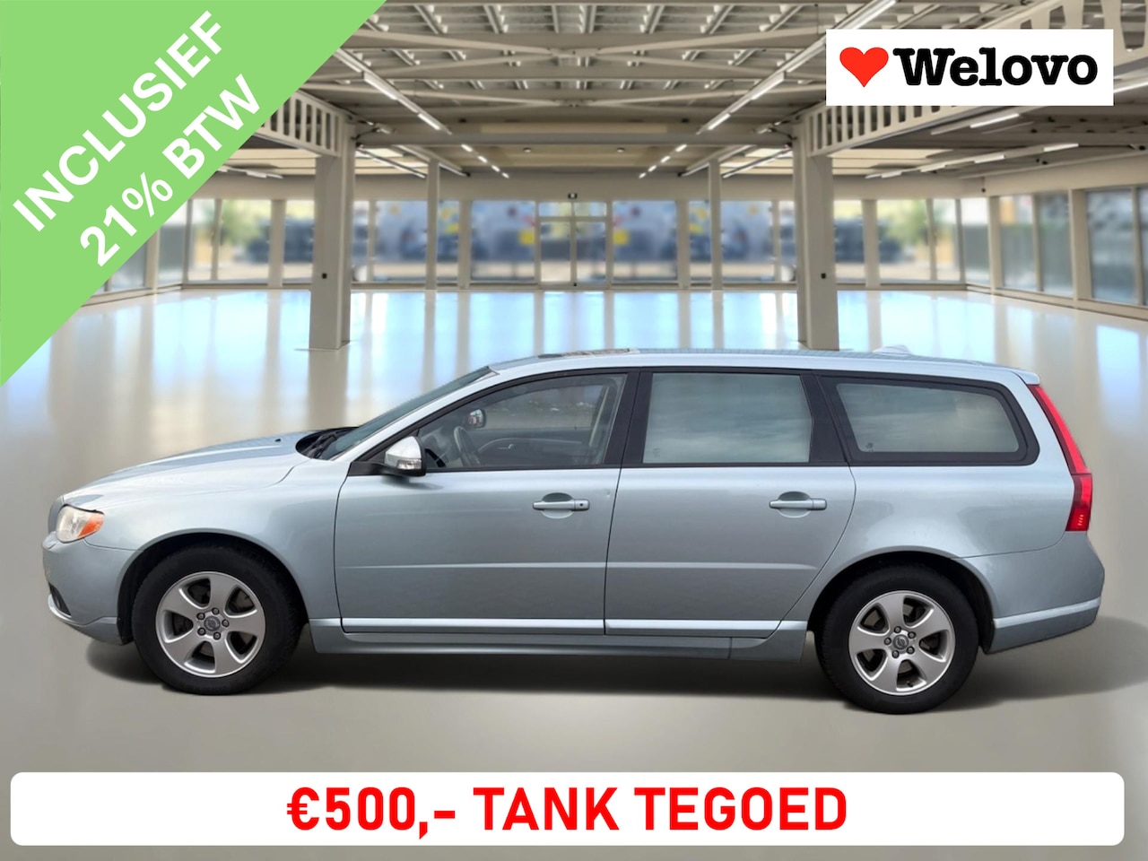 Volvo V70 - 3.0 T6 AWD Momentum Dealer onderhouden/schuifdak/geventileerde stoelen/garantie - AutoWereld.nl