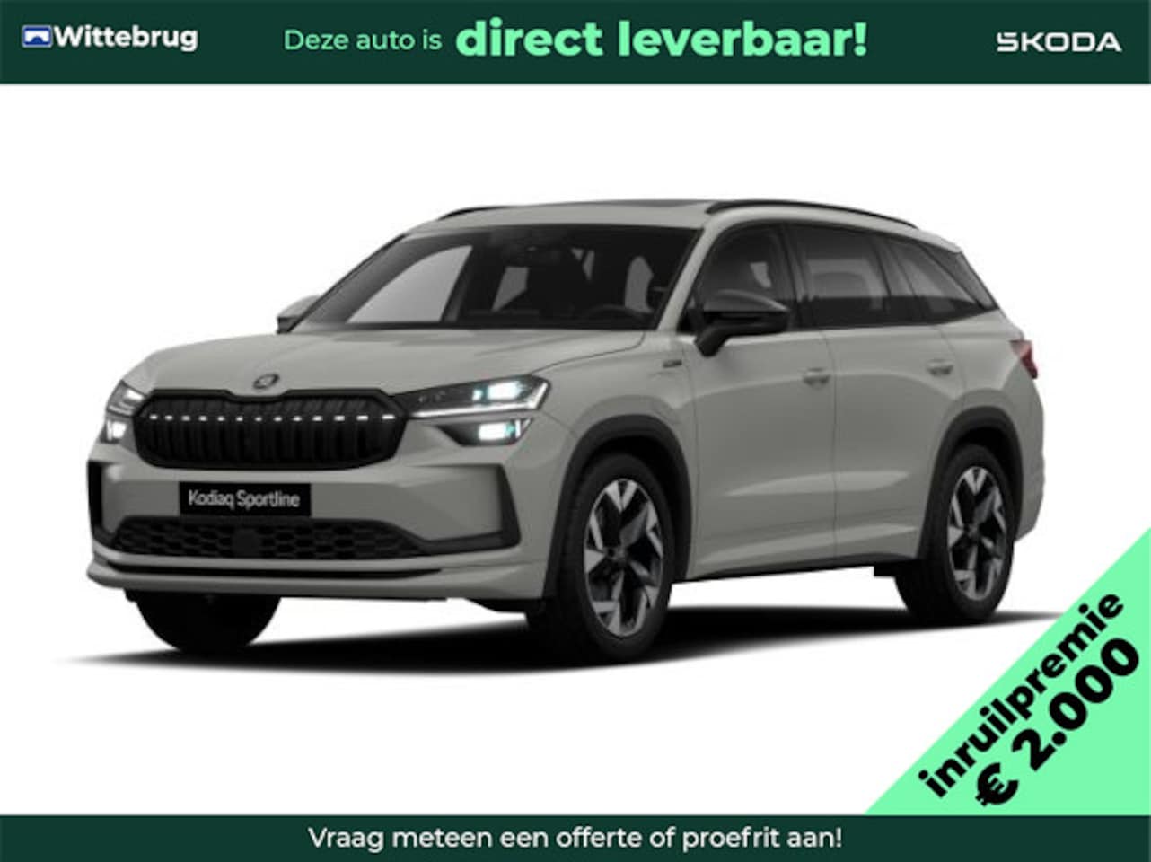 Skoda Kodiaq - 1.5 TSI PHEV Sportline Business Comfort pakket / Panoramadak / Trekhaak - AutoWereld.nl