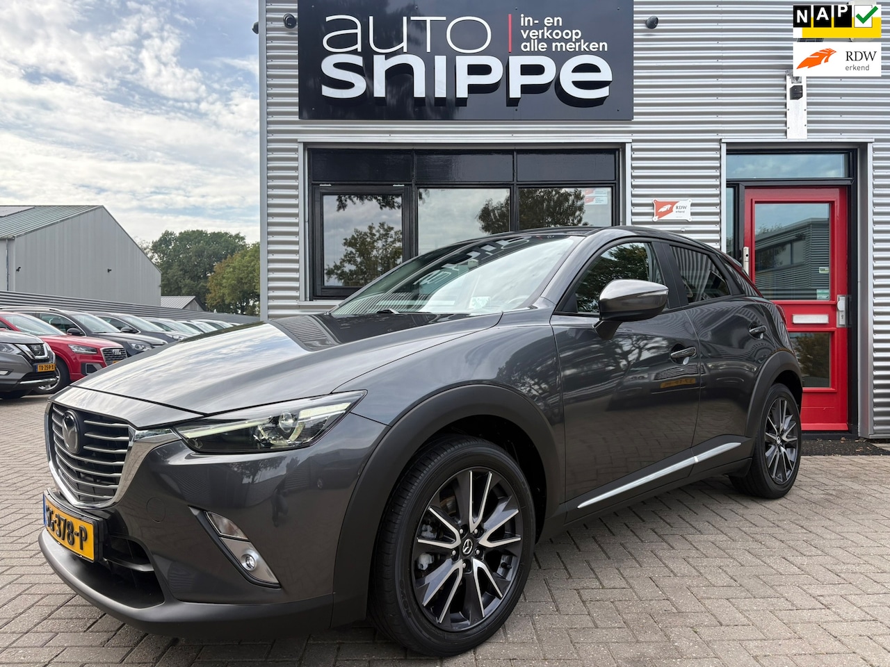 Mazda CX-3 - 2.0 SkyActiv-G 120 GT-M -STOEL + STUURWIELVERWARMING-DAB+-LED-TREKHAAK-HALF LEDER-BOSE SOU - AutoWereld.nl