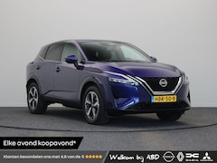 Nissan Qashqai - 158pk MHEV Xtronic Tekna | 1800 kg geremd | Stoel, Stuur & voorruit verwarming | H.U.D |