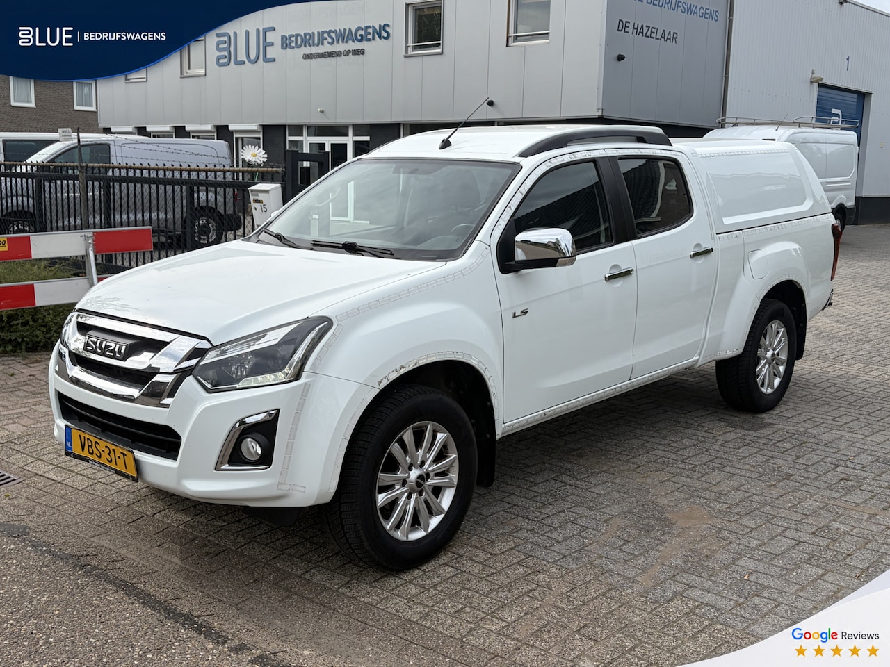 Isuzu D-Max - 1.9D 120KW Euro6 Veth Dubbele Cabine lang LS 4WD ✓ 5-persoons ✓ Grijs kenteken ✓ 3,5T Trek - AutoWereld.nl