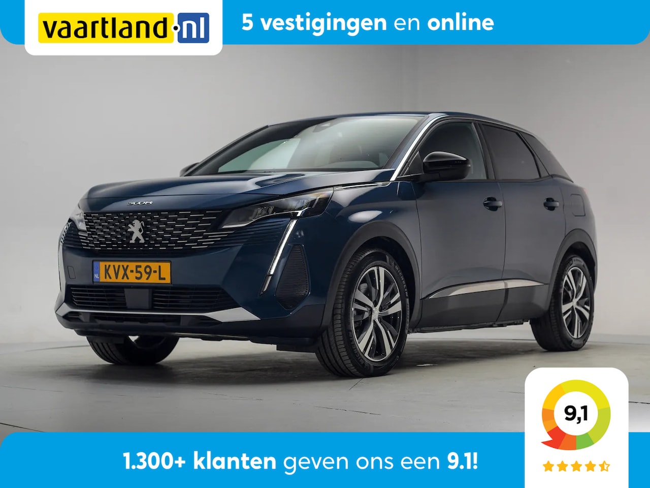 Peugeot 3008 - 1.6 HYbrid 225 Active Business [ Navi Apple/Android Clima Camera ] - AutoWereld.nl