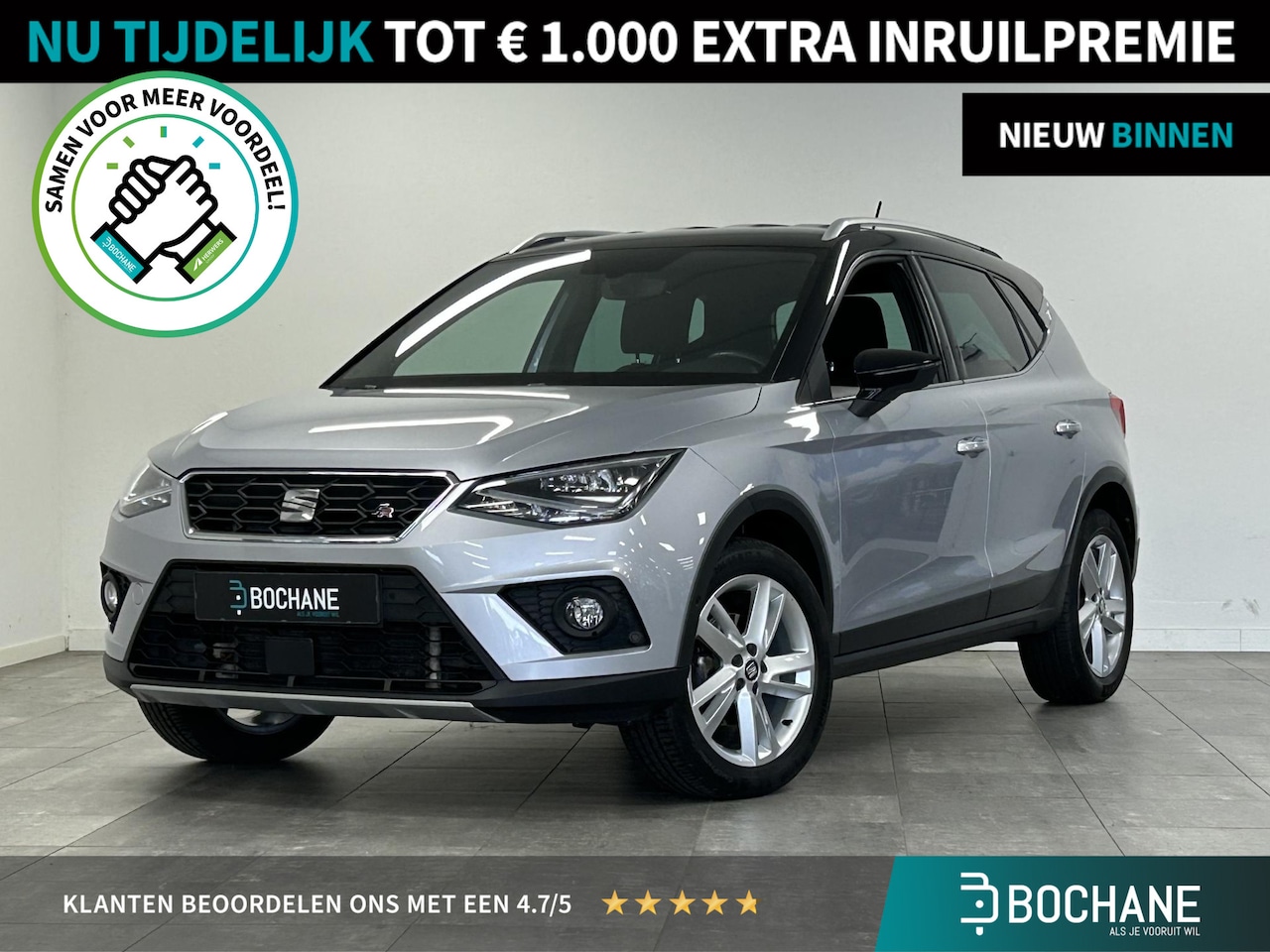 SEAT Arona - 1.0 TSI FR Business Intense | NAVI | LED | BEATS AUDIO | KEYLESS | VIRTUAL COCKPIT | CAMER - AutoWereld.nl