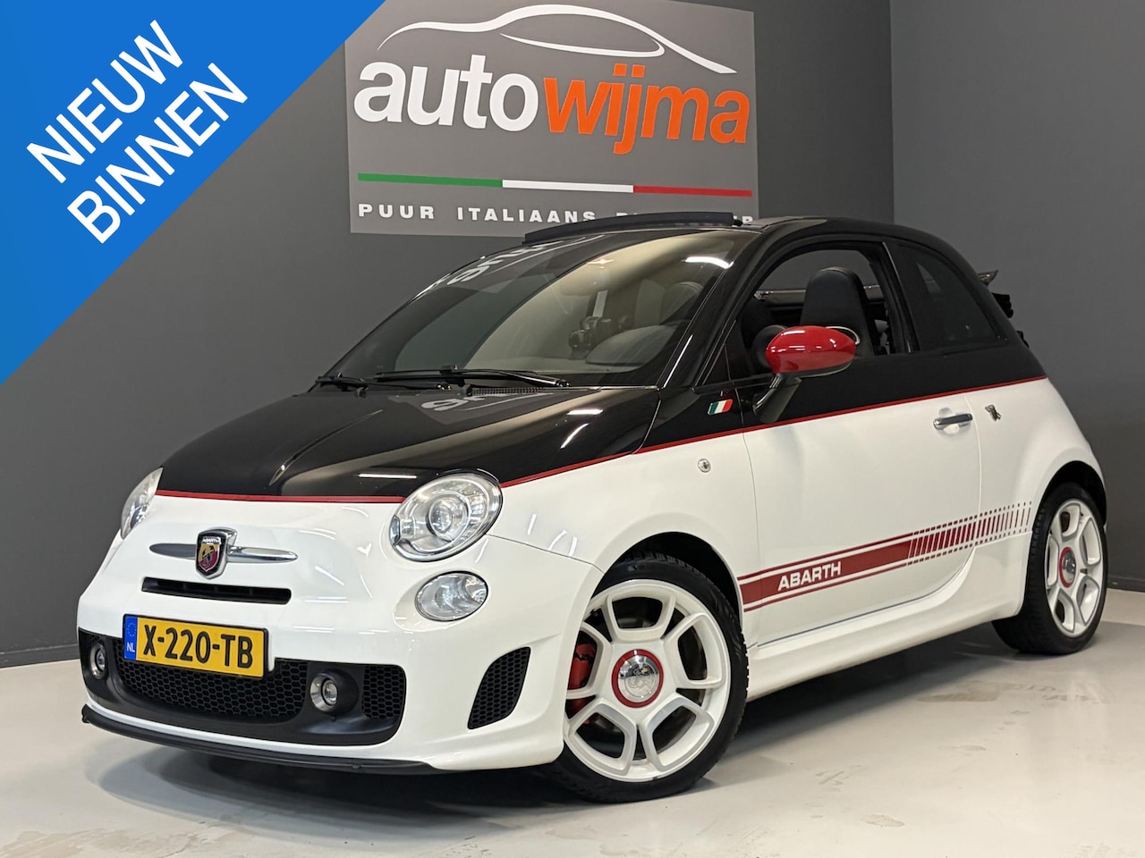 Fiat 500 Abarth - 1.4 140pk cabrio Leder, Xenon, interscope Hifi - AutoWereld.nl