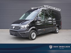 Volkswagen Crafter - 140pk L3H3/L2H2 Navigatie Airco Apple Carplay Imperiaal Werkplaats inrichting 3-Zits