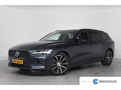 Volvo V60 - 2.0 T6 Plug-in hybrid AWD Plus Dark | Trekhaak Elektr | SOH 99% | Voorstoelen elektr. | Ha