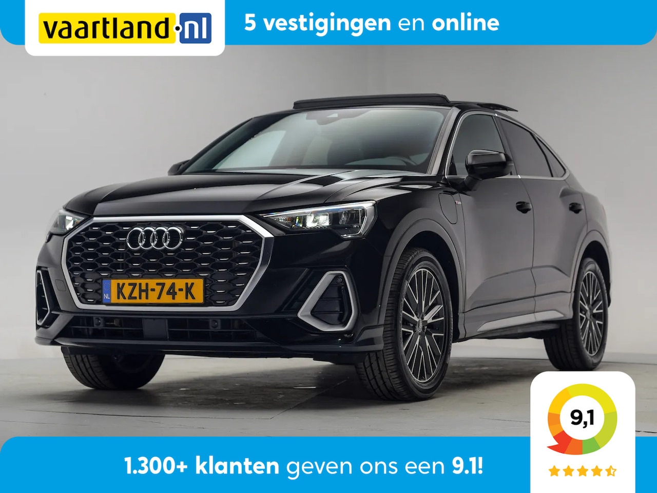 Audi Q3 Sportback - 45 TFSI e S Line [ SoH 87,5% | Panorama Virtual Camera Half-leder Stoelverwarming ] - AutoWereld.nl