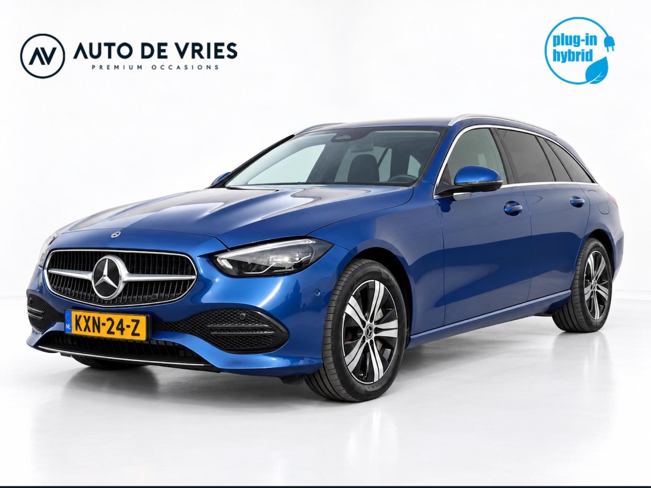 Mercedes-Benz C-klasse Estate - 300 e 313pk Luxury Line | Half leder | Camera | Full LED | Privacy glass - AutoWereld.nl