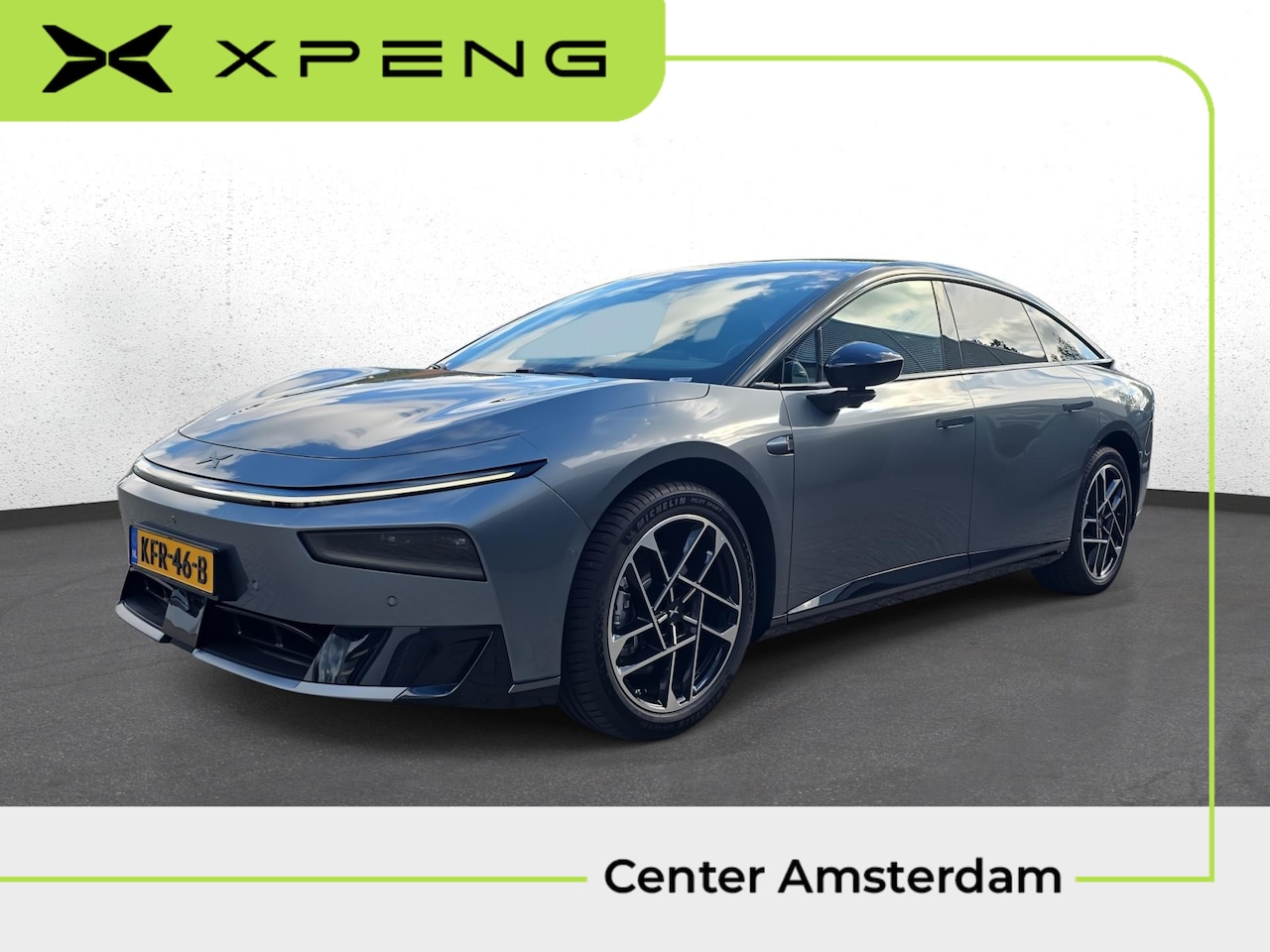 Xpeng P7 - RWD Long Range 74.9 kWh Graphite Gray - AutoWereld.nl