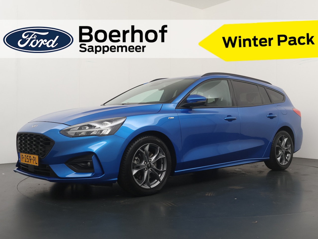 Ford Focus Wagon - EcoBoost Hybrid ST Line 125PK | Stuur/Stoel/Voorruitverw. | Camera | All season | HUD | Cl - AutoWereld.nl