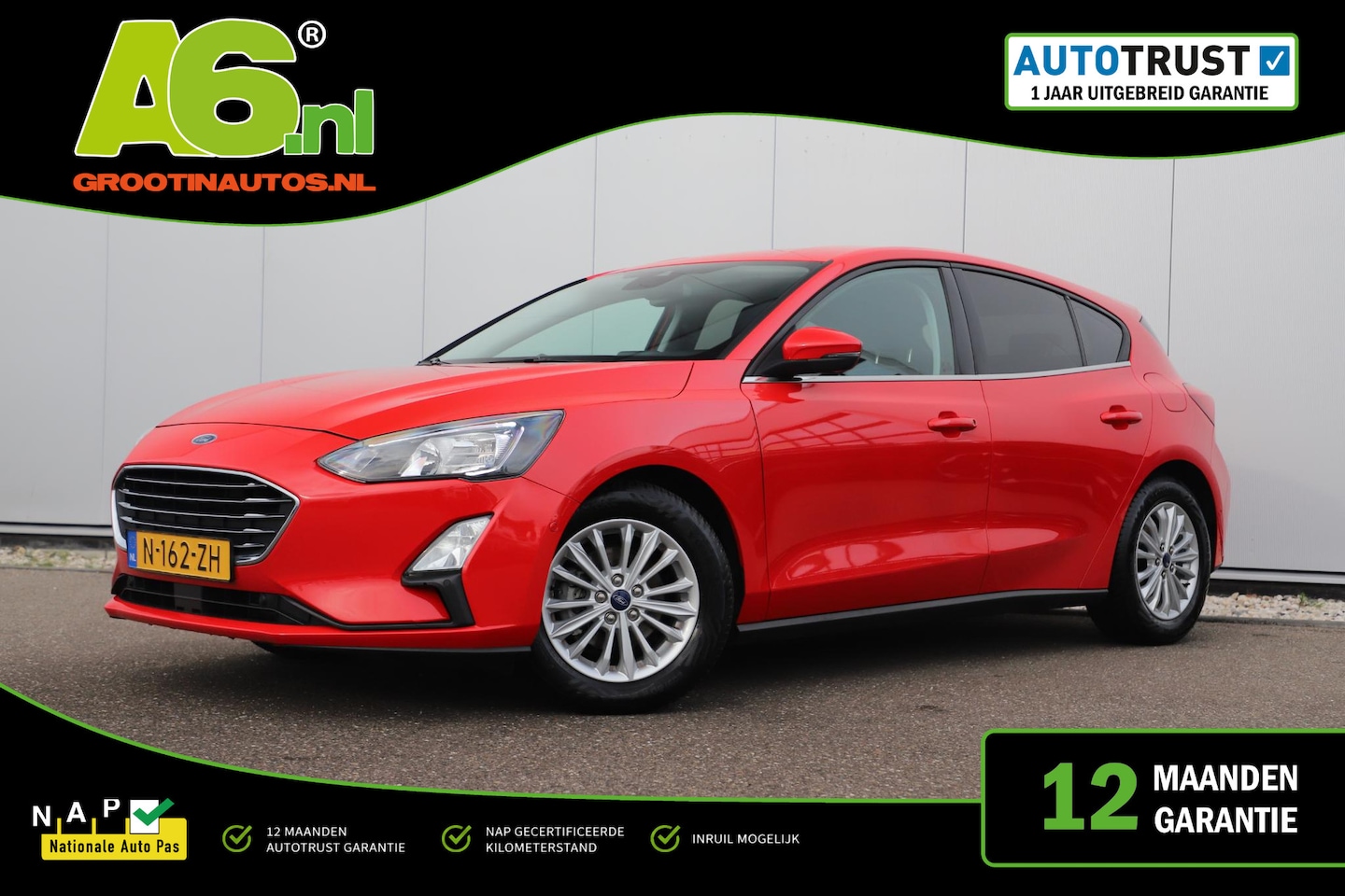 Ford Focus - 1.0 EcoBoost Titanium X Business 125PK Virtual Cockpit Winter Pakket Navigatie Achteruitri - AutoWereld.nl