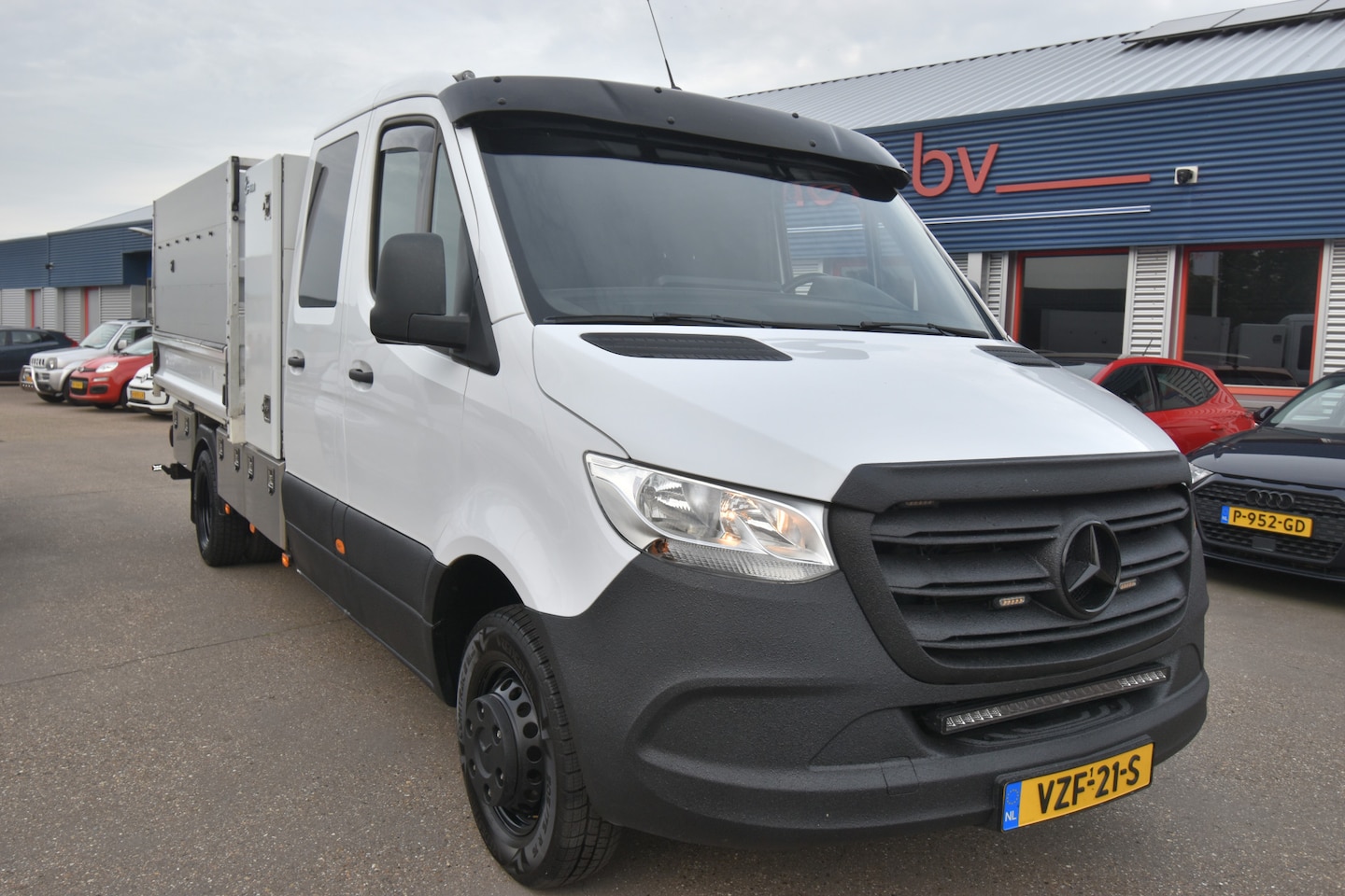 Mercedes-Benz Sprinter - 314 2.2 CDI L3 DC EURO VI-D , KIPPER , 7-PERS, TREKHAAK , CLIMATR , CR CONTR , - AutoWereld.nl
