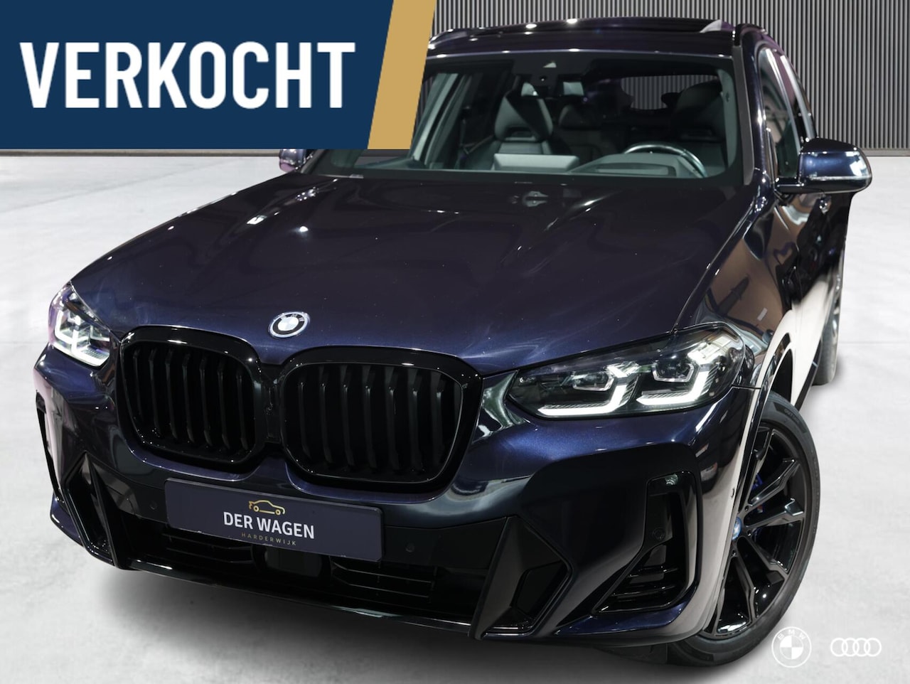 BMW X3 - xDr30e M SPORT / BLACK PACK / SCHAAL STOELEN / H&K / HUD / PANO / 20 - AutoWereld.nl