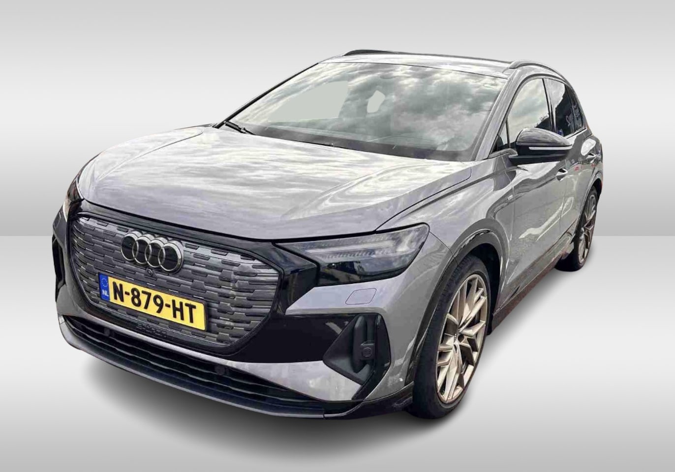 Audi Q4 e-tron - 50 quattro Launch edition S Competition 77 kWh / 360Camera / Head-up / Leder / Matrix LED - AutoWereld.nl