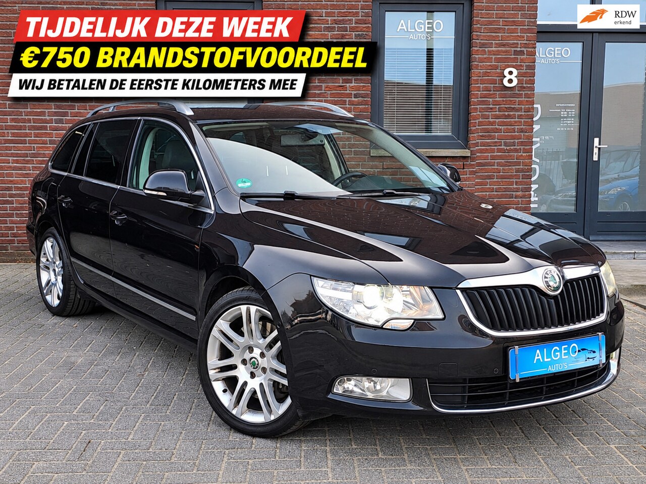 Skoda Superb Combi - 3.6 FSI Elegance 4x4 / Automaat / 260PK / 1e eigenaar - AutoWereld.nl